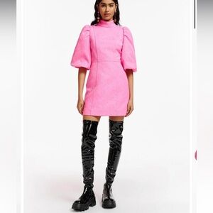 Essential Antwerp Enrich Puff Sleeve Mini Dress